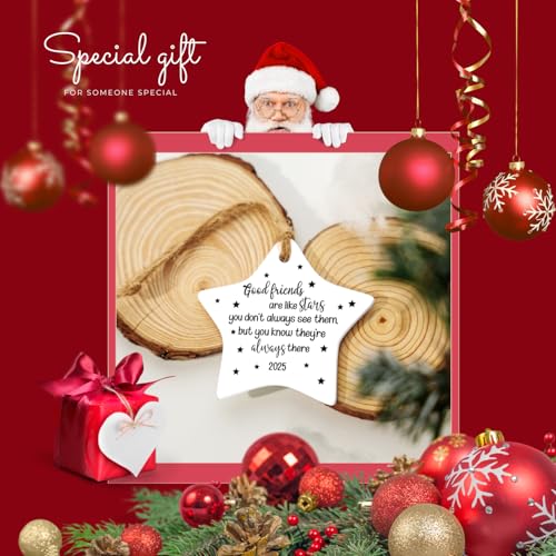 Brevnex Best Friend Ceramic Christmas Ornament Keepsake Gift