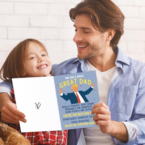 FANCYLUCKY Father's Day Card - Happy Card543 for Dad from Kids