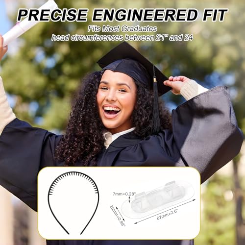 Graduation Cap Headband Insert for Snug Fit - 1 Pack