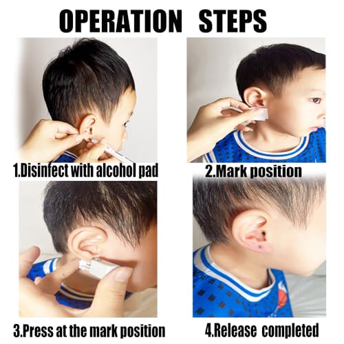 Disposable Ear Piercing Kit with Preloaded Studs - 2 Pack