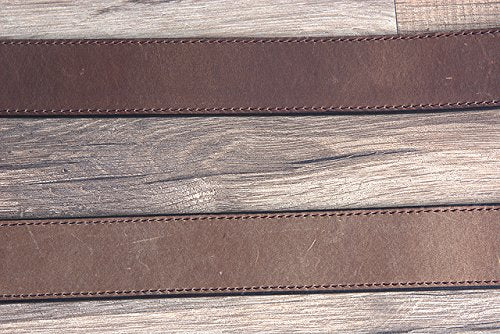 3D 1 1/4" Dark Brown Boys' Western Basic Belt