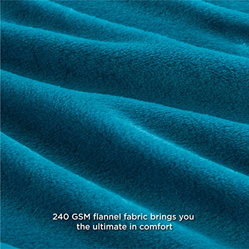 Bedsure King Size Fleece Blanket - Soft Lightweight Plush Bed Blanket, Teal