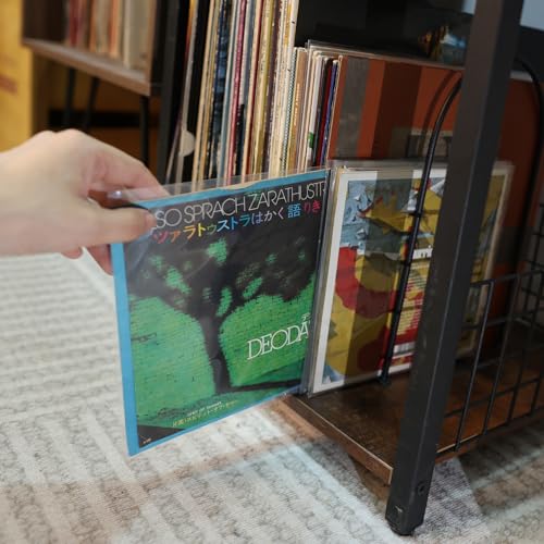 7 Inch Vinyl Record Outer Sleeves - 50pcs Clear Protective EP Album Covers