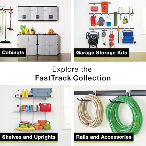 Rubbermaid FastTrack Vertical Ball Rack - Wall-Mounted Garage Storage