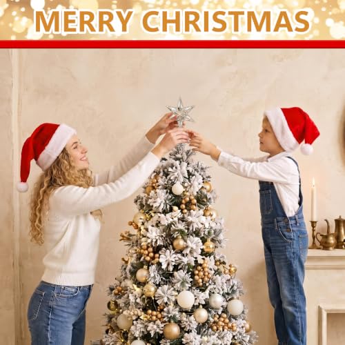Pet 4.7 Inch Gold Mirrored Bethlehem Star Christmas Tree Topper - Holiday Decor