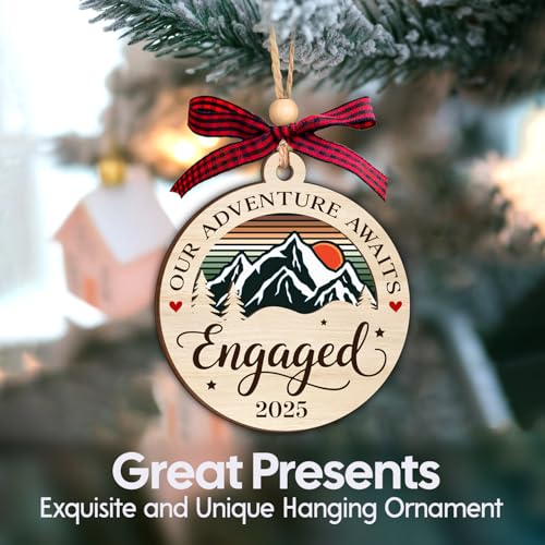 Engagement Ornament for Couples - NewEleven Eco-Friendly Keepsake