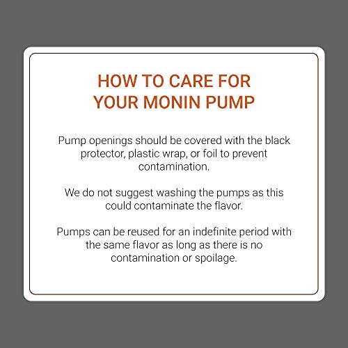 Monin Syrup Pump for 750ml Bottles - Mess-Free Dispensing