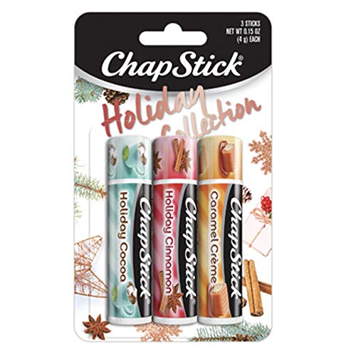 ChapStick Holiday Collection Lip Balm 3-Pack - Seasonal Flavors