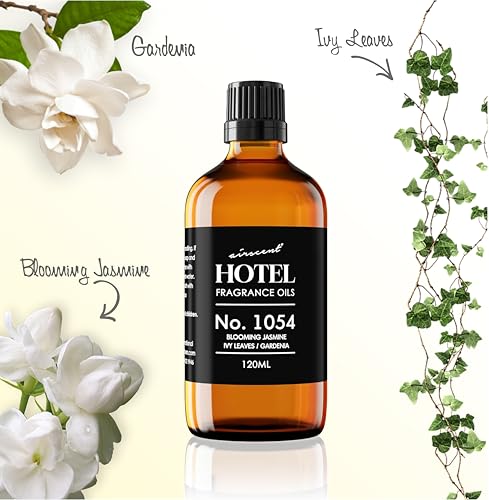 Air-Scent Jasmine Hotel Diffuser Oil - Luxury Fragrance Blend, 0.34 Fl Oz