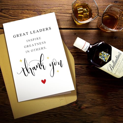 Supoeguk Leader Thank You Card for Boss & Manager - Variation #5, Appreciation Gift