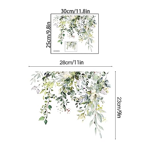 Self-Adhesive Toilet Lid and Cistern Decor Stickers - Waterproof Leaf & Floral Design