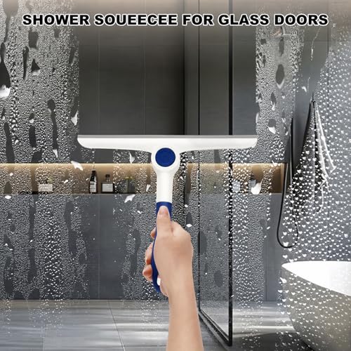 9.7” Multi-Use Window Squeegee for Streak-Free Cleaning