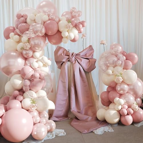 Dusty Pink Balloon Arch Kit - Light Pink Garland for Parties