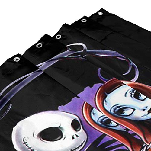 Halloween Shower Curtain, Waterproof Polyester Bath Curtain 65 x 72 Inch