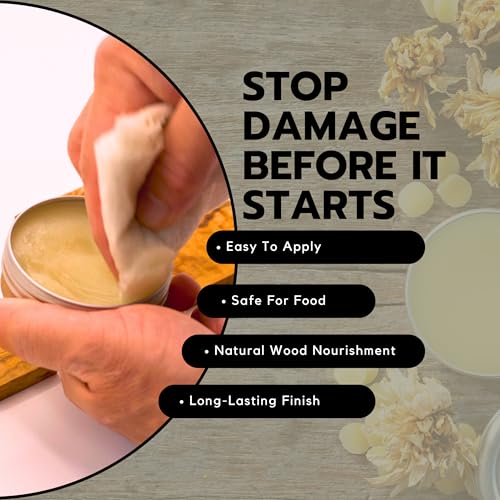 2oz Food Grade Beeswax Wood Polish with Lemon Oil - The Live Edge, Pack of 1