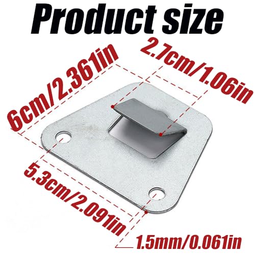 Heavy Duty Wall Fan Mounting Brackets - 2 Pack with Screws