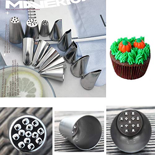 Markeny 13-Piece Piping Tips Set for Cake Decorating