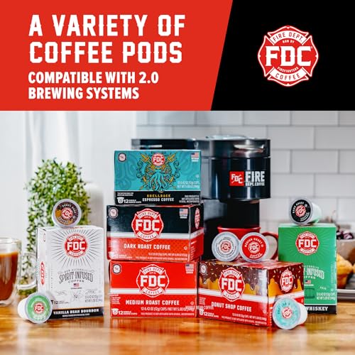 Fire Department Coffee Original Medium Roast K-Cup Pods - 12 Count