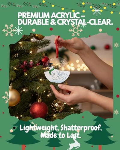 Funny Snowman Christmas Ornament - Hilarious Holiday Decor