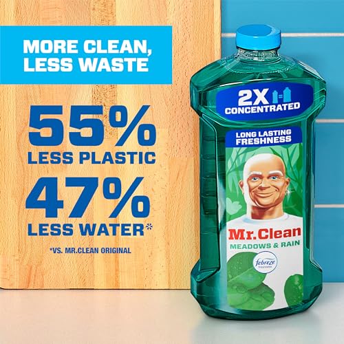 Mr. Clean 2X Concentrated All-Purpose Cleaner - Meadows & Rain, 41oz