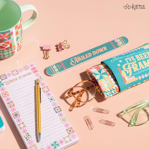 Karma Colorful Double-Sided Emery Board 180/120 Grit Nail File