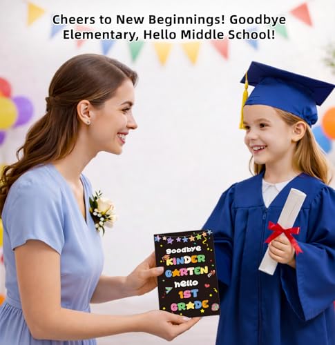 Kindergarten Graduation Card - Goodbye Kindergarten, Hello 1st Grade