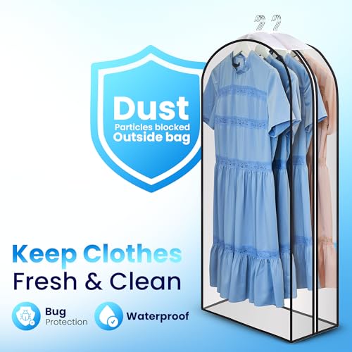 Handy Laundry Clear Garment Bag - 40 Inch Hanging Suit Storage