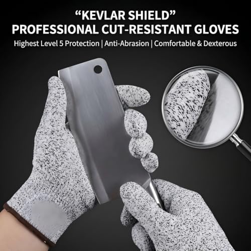 Cut Resistant Gloves - Food Grade HDPE Kitchen Safety Gloves