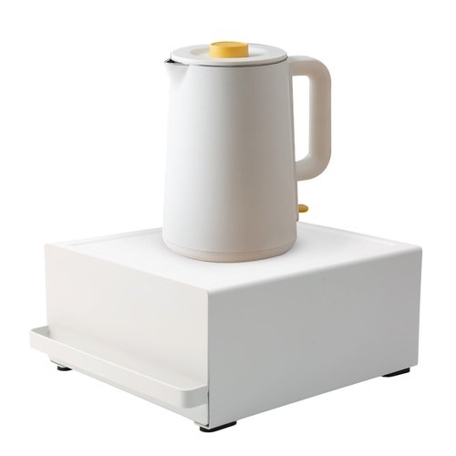 Spalivivre Home Tower Kitchen Appliance Stand with Drawer for Countertop, Space Saving Under-Appliance Storage Organizer for Kettle, Coffee Makers, Mixers, Sugar, Tea Bags, Coffee Pod