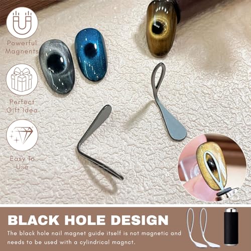 Black Hole Cat Eye Nail Magnet Tool Set for Gel Polish