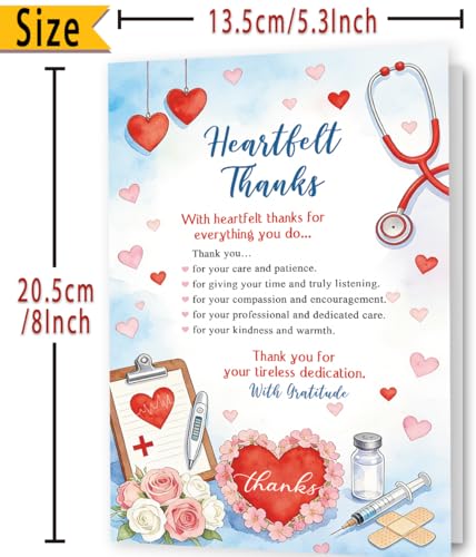 Heartfelt Thank You Card for Doctors | Appreciation Gift