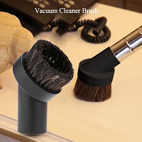 Delaman 32mm Round Dust Brush - Vacuum Cleaner Accessory for Small Spaces