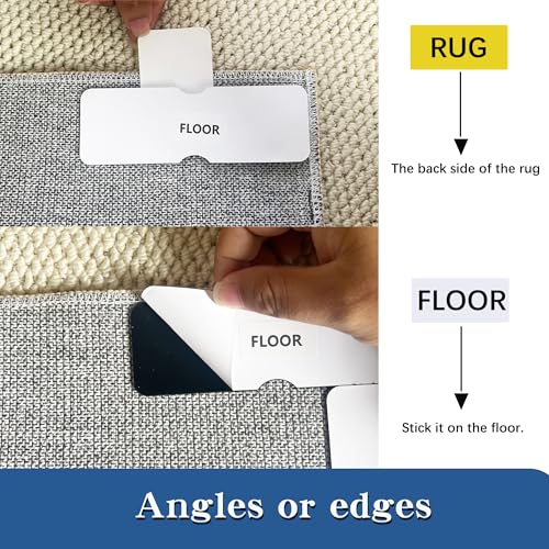 Re-Call Rug Tape - 4 Pack Double-Sided Non-Slip Grippers