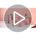 Dwuww 4-Pack Pink Soft Rubber Anti-Spill Nail Polish Bottle Holder Stand