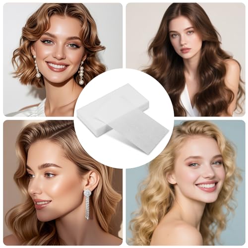 Bremorou 100 Pcs Hair Perm Paper End Papers for Curling Rollers