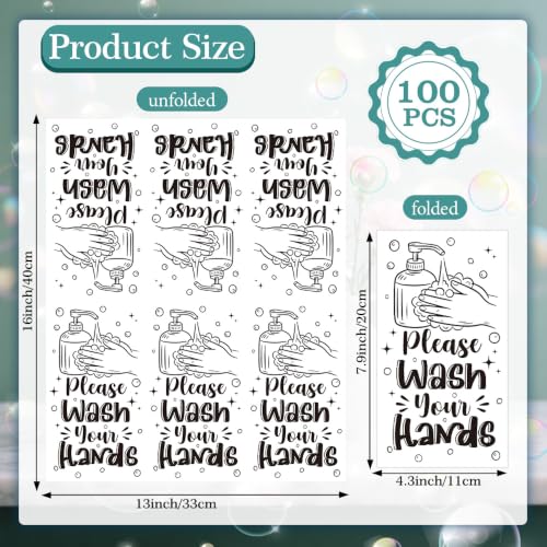 Disposable Hand Towels - 100 PCS Bathroom Paper Napkins for Guests