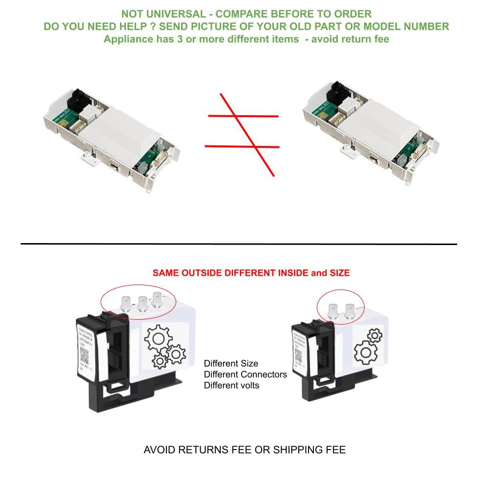 GSPUSA AP6023708, PS11757054, EAP11757054, PD00028735 CKD028735X compatible with Whirlpool Dishwasher Detergent Dispenser fits old number AP6023708, PS11757054, EAP11757054, PD00028735