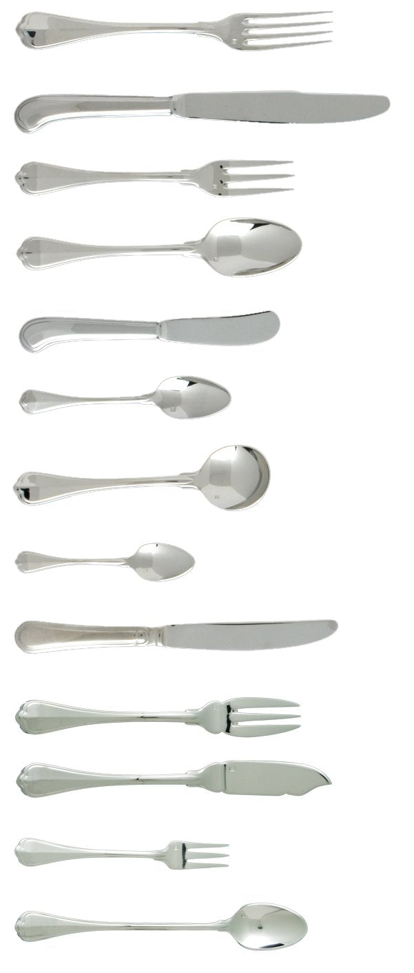 Fortessa San Marco 18/10 Stainless Steel Flatware Salad/Dessert Fork, Set of 12