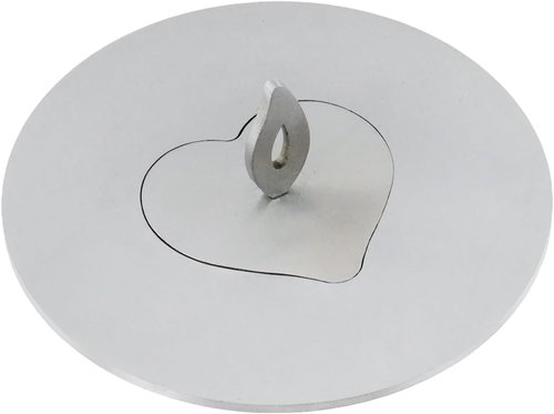 Geesatis Round Scented Candle Toppers - Reusable Accessories for Even Burning | 3.1 Inch Diameter, Silver