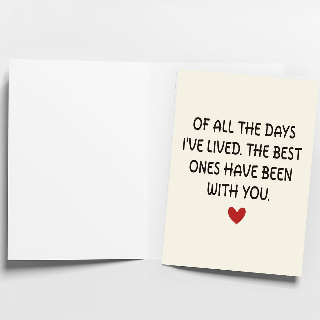 WowBefun Anniversary Card | Happy Anniversary Card & Gifts for Women, Men, Wife, Husband, Him, and Her | Valentine Day Gifts, Card, or Decorations | Wedding