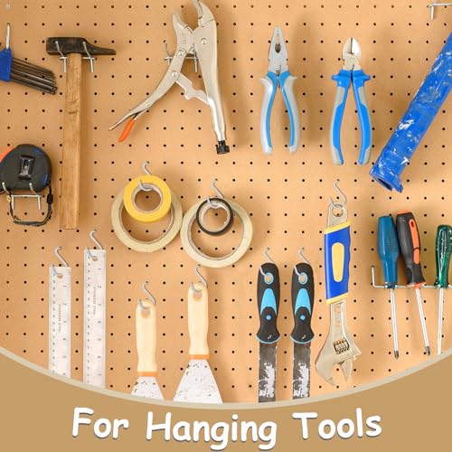 Heavy Duty Stainless Steel S Hooks - 60 Pack Mini Hanging Hooks