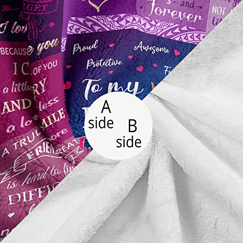 Friendship Throw Blanket 40"x50" - Bestie Gift for Women