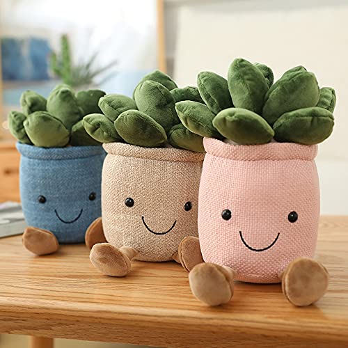 Cute 9.8" Succulent Plush Toy - Soft Potted Plant Doll for Kids