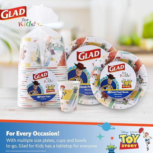 Toy Story Mini Paper Cups for Kids, 3 Oz, 24 Count - Soak-Proof Rinse Cups
