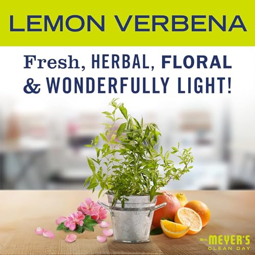 Mrs. Meyer's Liquid Dish Soap Trio, 16 oz Bottles - Lemon, Lavender, Basil