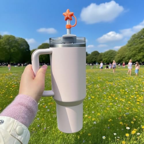 Silicone Straw Cover for Stanley Cup - Starfish Shape Topper