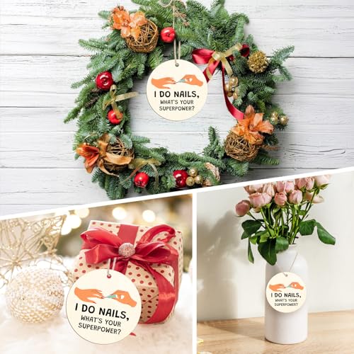 Nail Technician Christmas Ornament - Gift for Manicurists & Nail Lovers