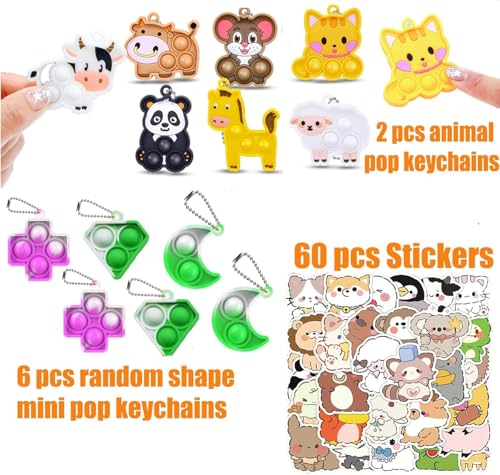 126 Pack Party Favors for Kids - Fidget Toys & Goodie Bag Stuffers