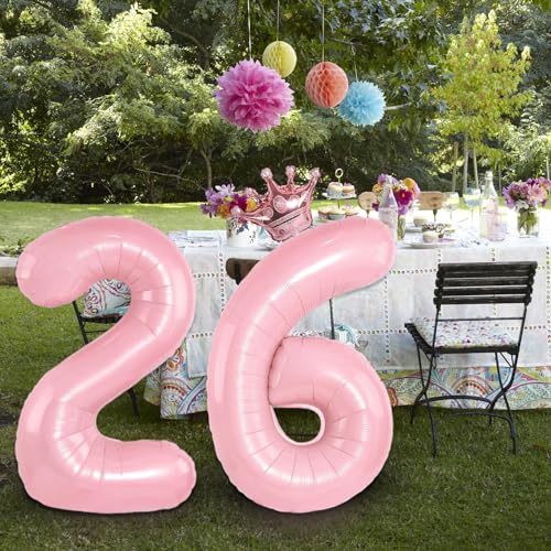 Rose Gold Crown Number 17 Balloon Set for Birthday & Celebrations