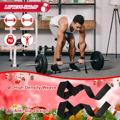 Black 12-Day Gym Advent Calendar Christmas Workout Gift Set for Fitness Enthusiasts